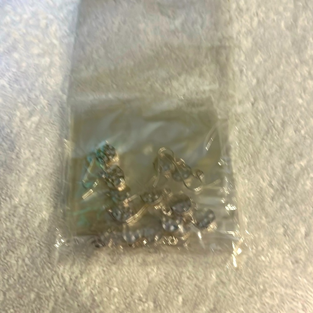 Silver earrings